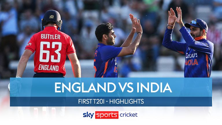 Highlights from India’s 50-run win over England in the first T20 international at The Ageas Bowl