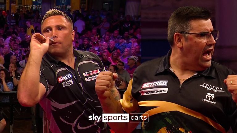 Gerwyn Price tiene la oportunidad de avanzar más allá de los cuartos de final del World Matchplay por primera vez después de remontar un 6-4 en contra para vencer a Dave Chisnall.  Mira las mejores cajas...