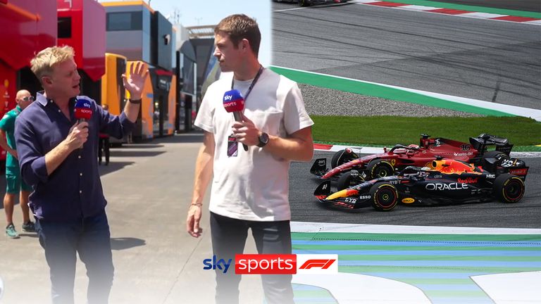 Simon Lazenby de Sky F1 et Paul di Resta attendent avec impatience le Grand Prix de France sur le Circuit Paul Ricard