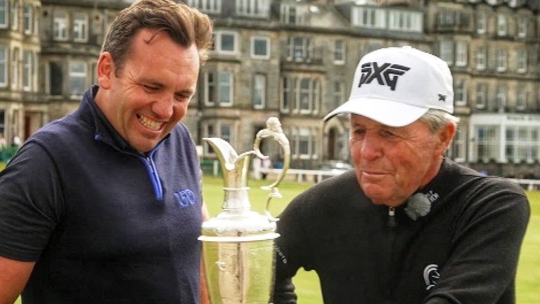 Der dreimalige Champion Golfer of the Year, Gary Player, gehört zu den Ehrengästen