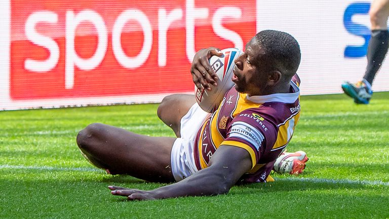 Jermaine McGillvary scored two tries for Huddersfield at Magic Weekend