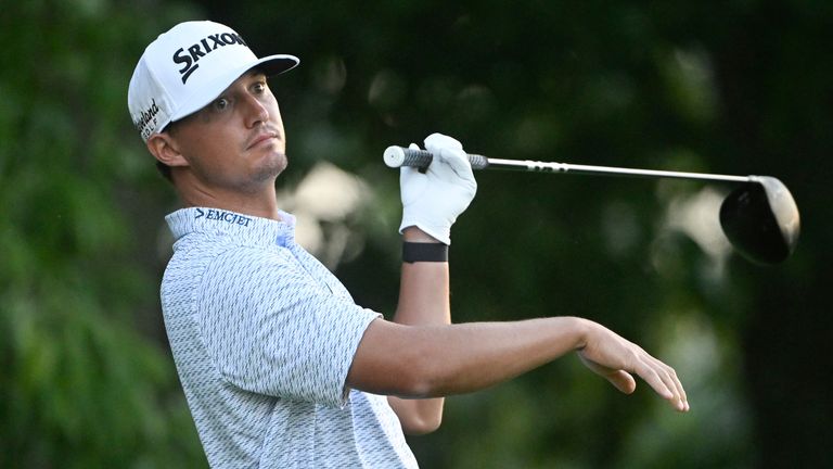 Max McGreevy made 10 birdies in his second round to lead the Barbasol Championship