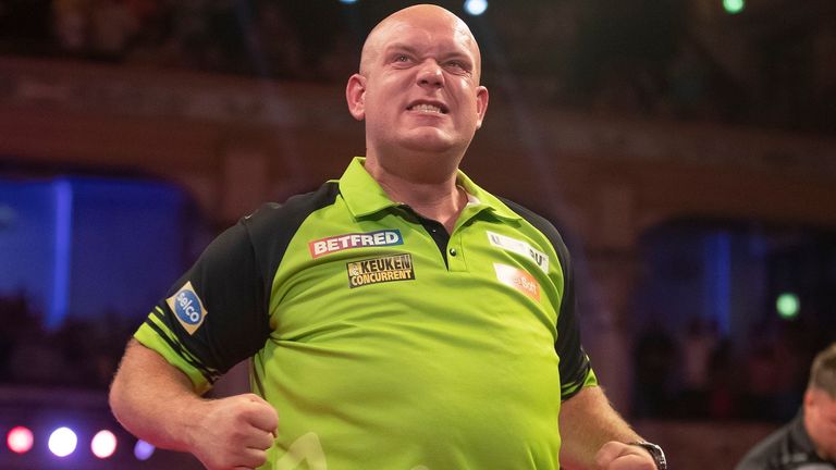 Michael van Gerwen warns his opponents they should be scared of what's to come as he pulls off his best performance in years to win the World Match