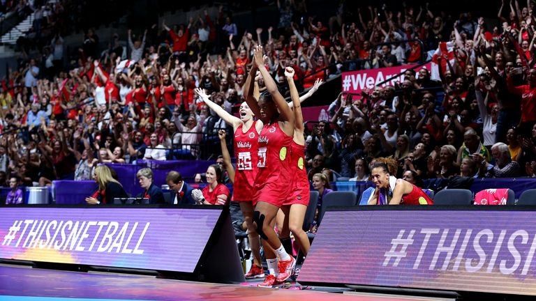 England's fans will fill out the stands as they did during the Netball World Cup in Liverpool in 2019