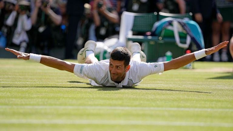 Djokovic takes flight on Centre Court after another memorable win