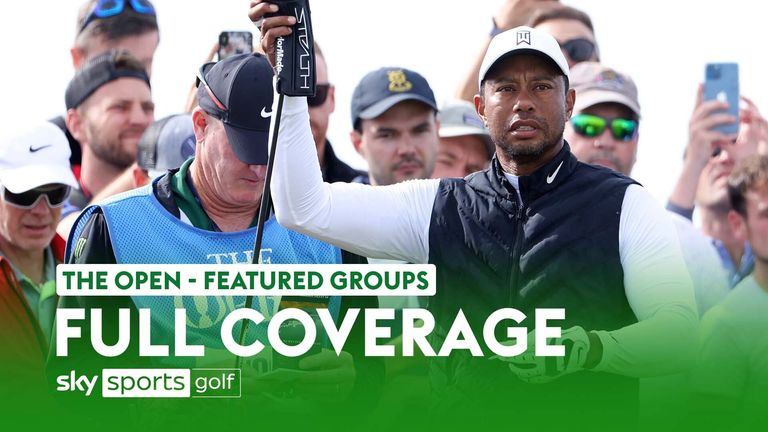 There are two separate featured group feeds at The Open on Friday