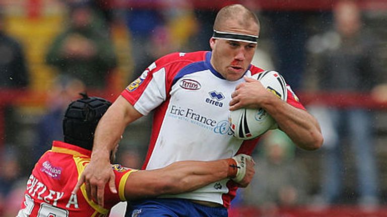 Ricky Bibey playing for Wakefield