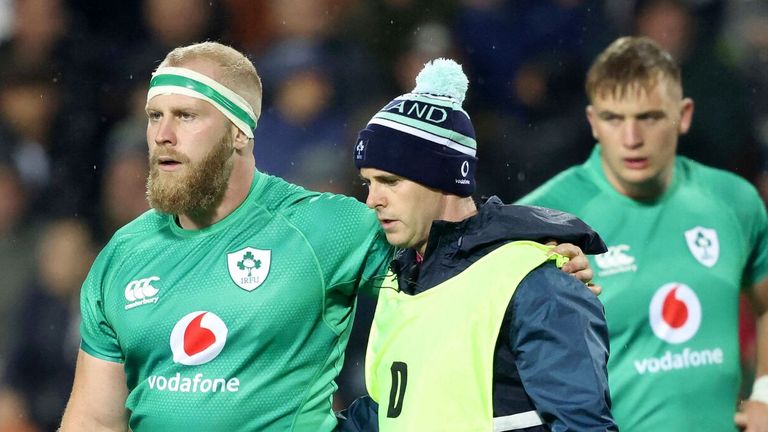 Loughman had to leave the field after suffering concussion symptoms after a collision in Wednesday's game against the Maori All Blacks