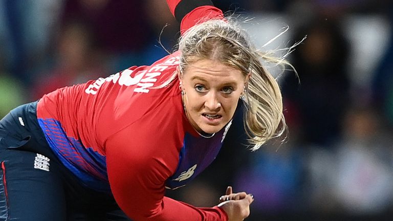 Sarah Glenn returned to the England side for the first time in six months in their series-opening T20 win over South Africa