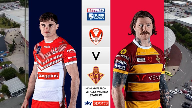 Highlights of the Betfred Super League match between St Helens and Huddersfield Giants.