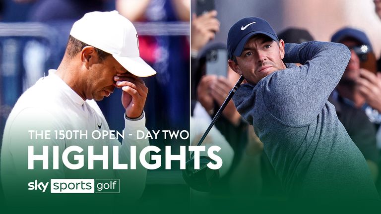 The best of the action from the second round of The 150th Open from St Andrews