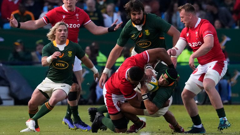 South Africa came away victorious after some ill-discipline left Wales with too much work to do.