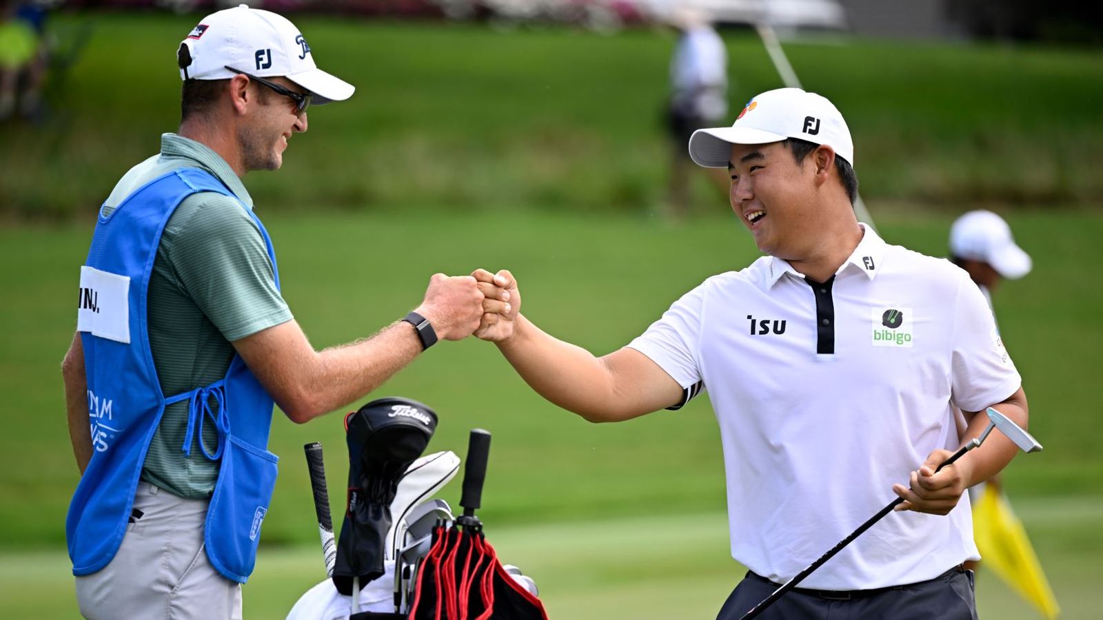 Wyndham Championship: Joohyung Kim claims maiden PGA Tour title after threatening ’59 round’