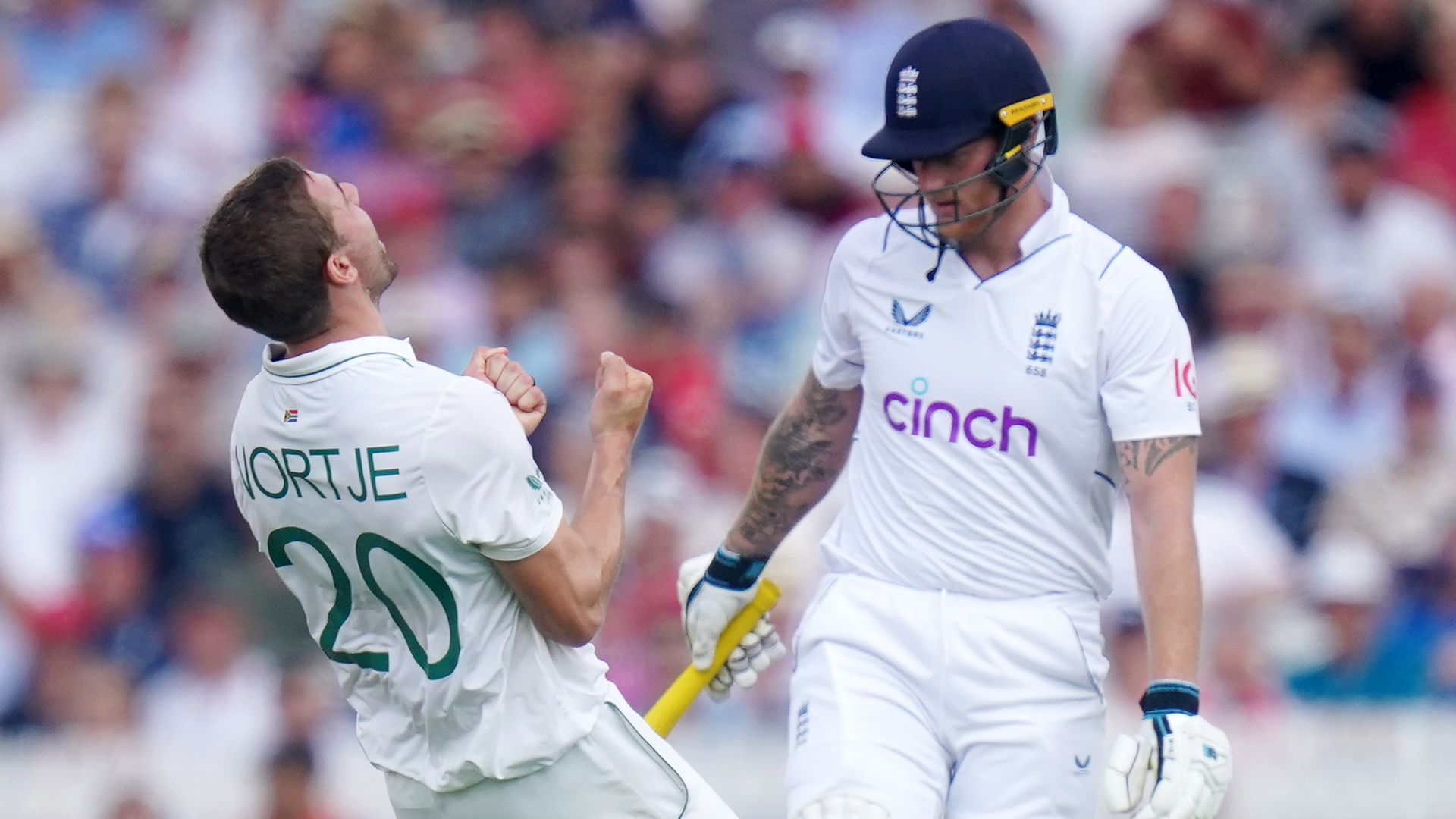 Six England wickets tumble on wet opening day at Lord's