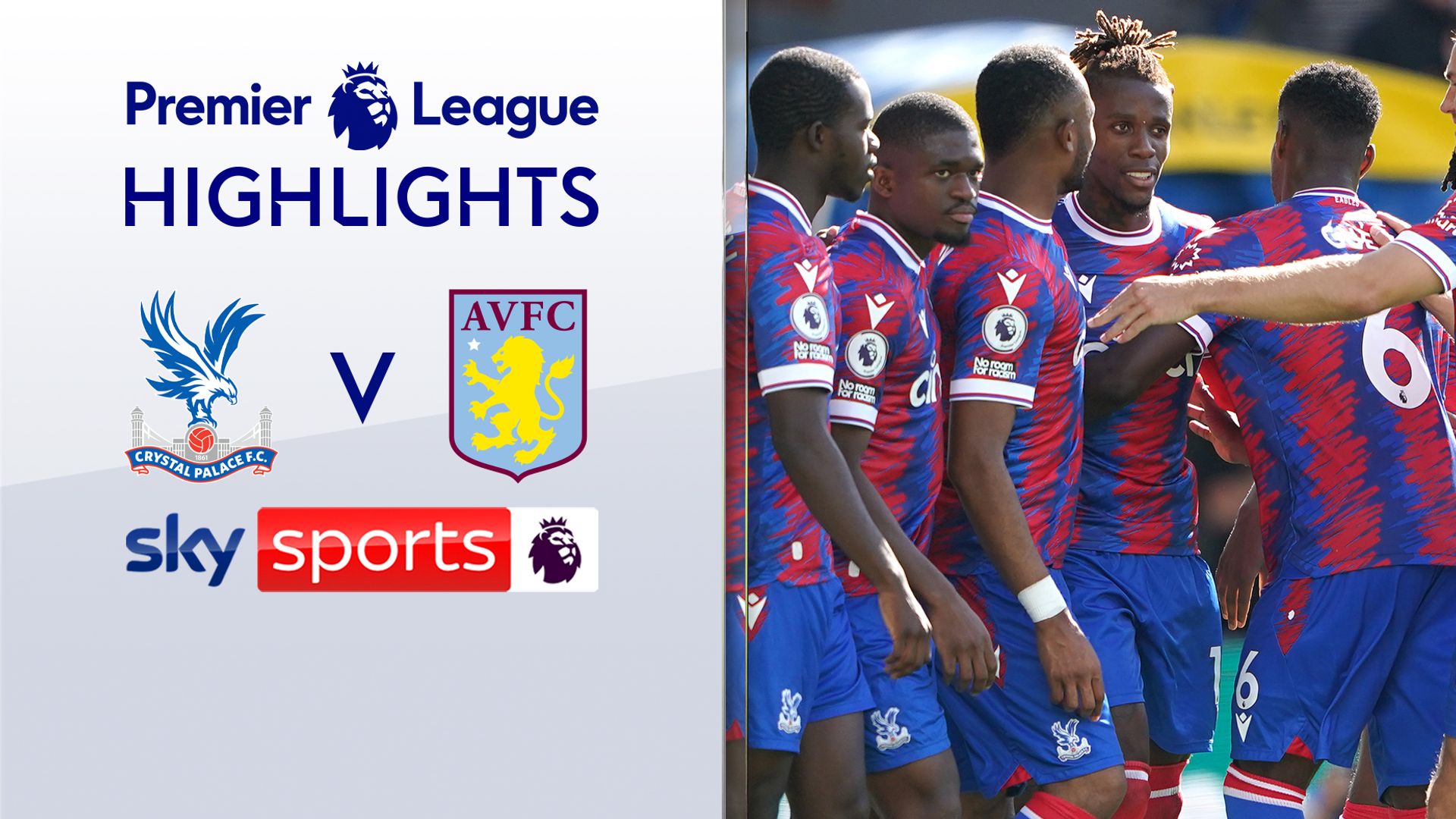 Zaha hits double in Palace win over Villa