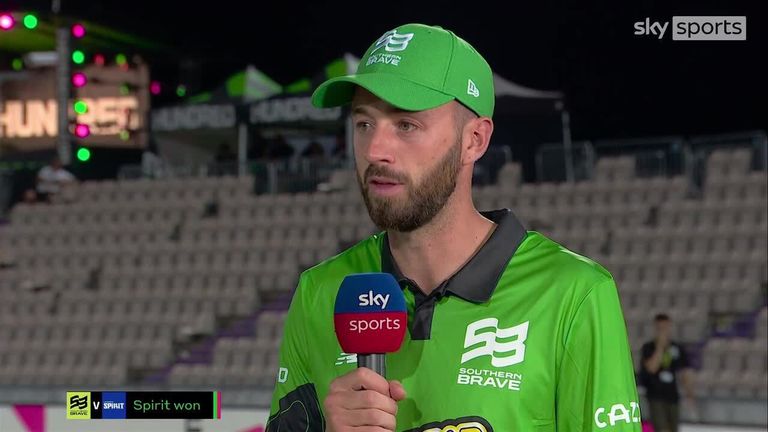 After team's defeat to London Brave, Southern Brave captain James Vince says his team 'can't push the limits'