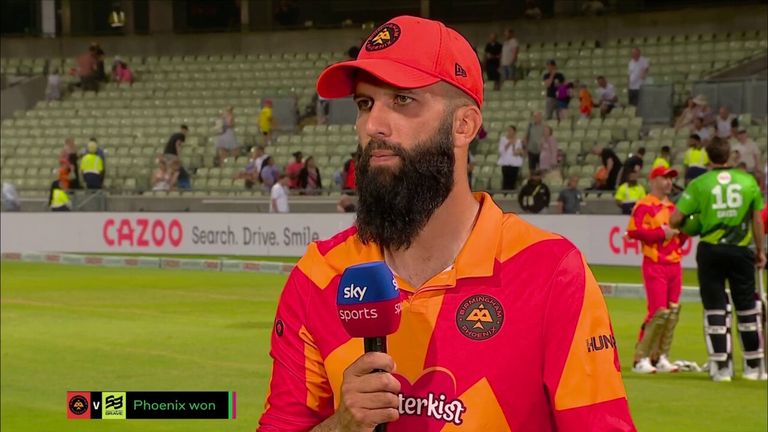 Moeen Ali shared his post-match thoughts and praised the work of his side's younger players