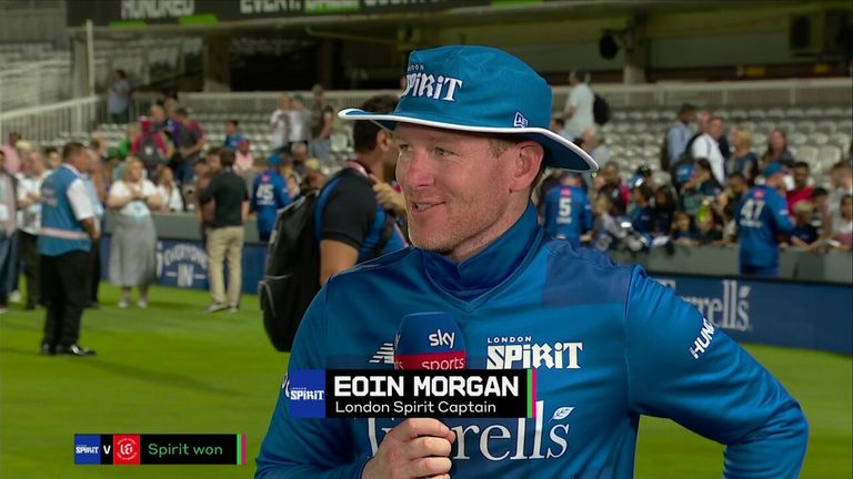 London Spirit captain Eoin Morgan says his side's improvement from last year is due to their relaxed nature and is full of praise for his bowlers' performances in the win against Welsh Fire