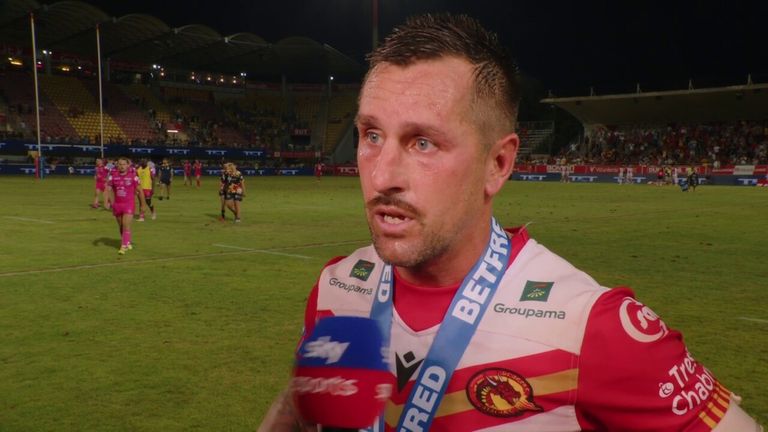 Mitchell Pearce says its always good to play at the Stade Brutus and was happy to secure a top-four finish for Catalans Dragons after victory over Leeds Rhinos.
