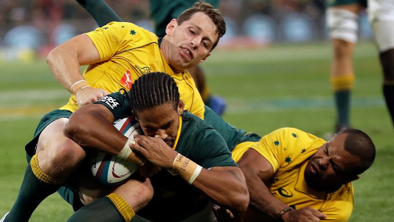 Bernard Foley (left) and Kurtley Beale could return for Australia's crunch encounter with South Africa in the Rugby Championship on Saturday