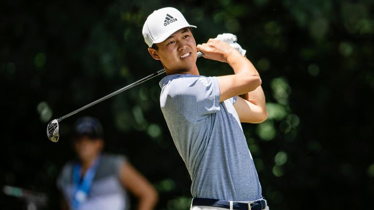 American Rookie Wu shares the lead at 12-under, having notched an Eagle 