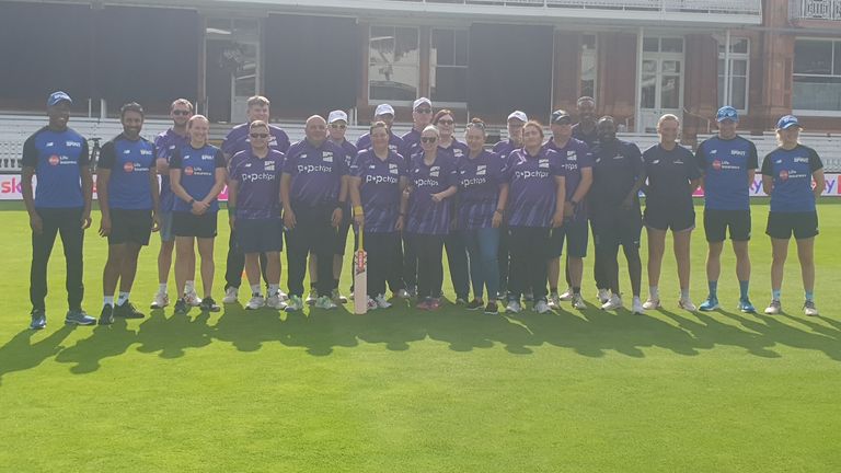 The team enjoyed two days at Lords and took part in the match between London Spirit and Welsh Fire