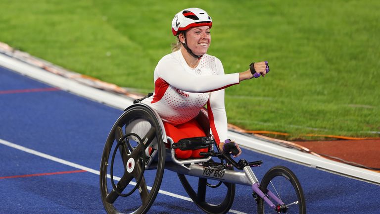 Hannah Cockroft is a seven-time Paralympic champion and now a Commonwealth Games champion