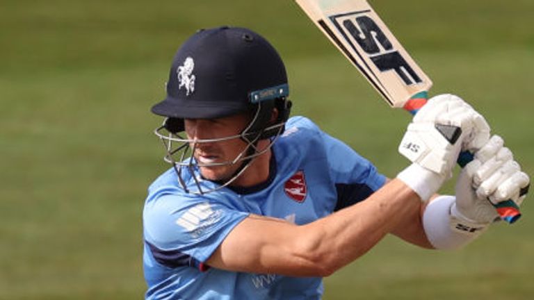 Joe Denly was top scorer for Kent in their victory at Leicestershire