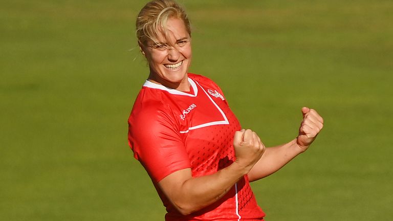 England bowler Katherine Brunt, 37, is showing no signs of slowing down