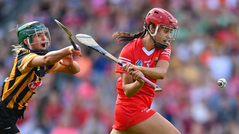 Fiona Keating hits the net for the Lee-siders