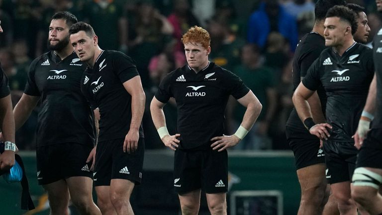 New Zealand's players were left dejected following last week's defeat to South Africa