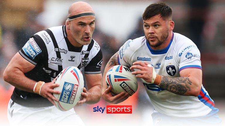Watch all the tries from hooker's Danny Houghton and Liam Hood this season as they go head-to-head for Hull FC against Wakefield Trinity in the Super League, live from 7.30pm Sky Sports Action