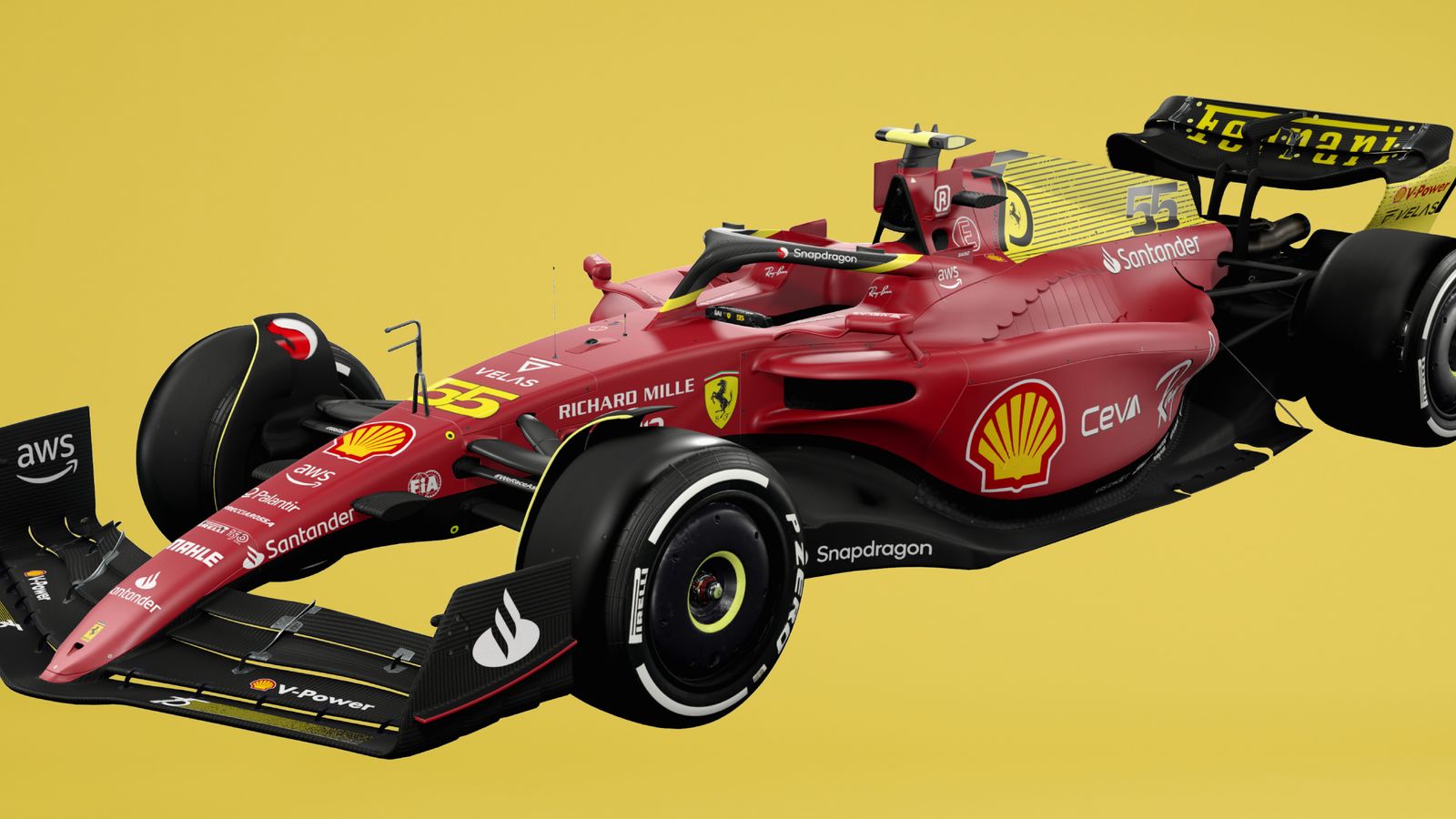 Italian GP Ferrari reveal special yellow look for home race as team celebrate 75th anniversary