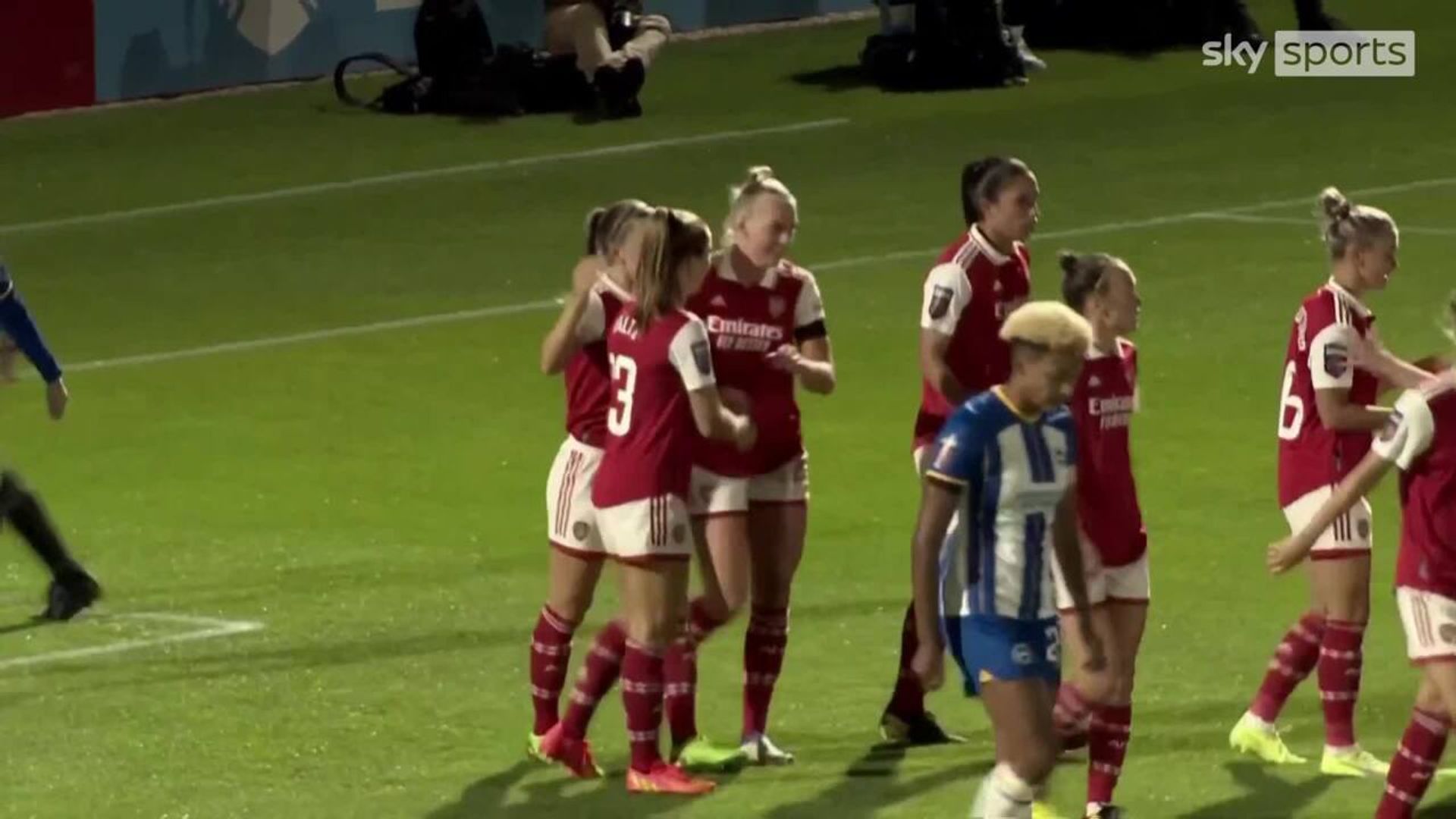 Arsenal 4-0 Brighton | WSL highlights