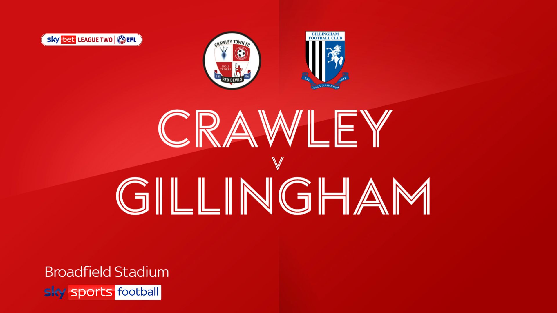 Crawley 0 – 0 Gillingham
