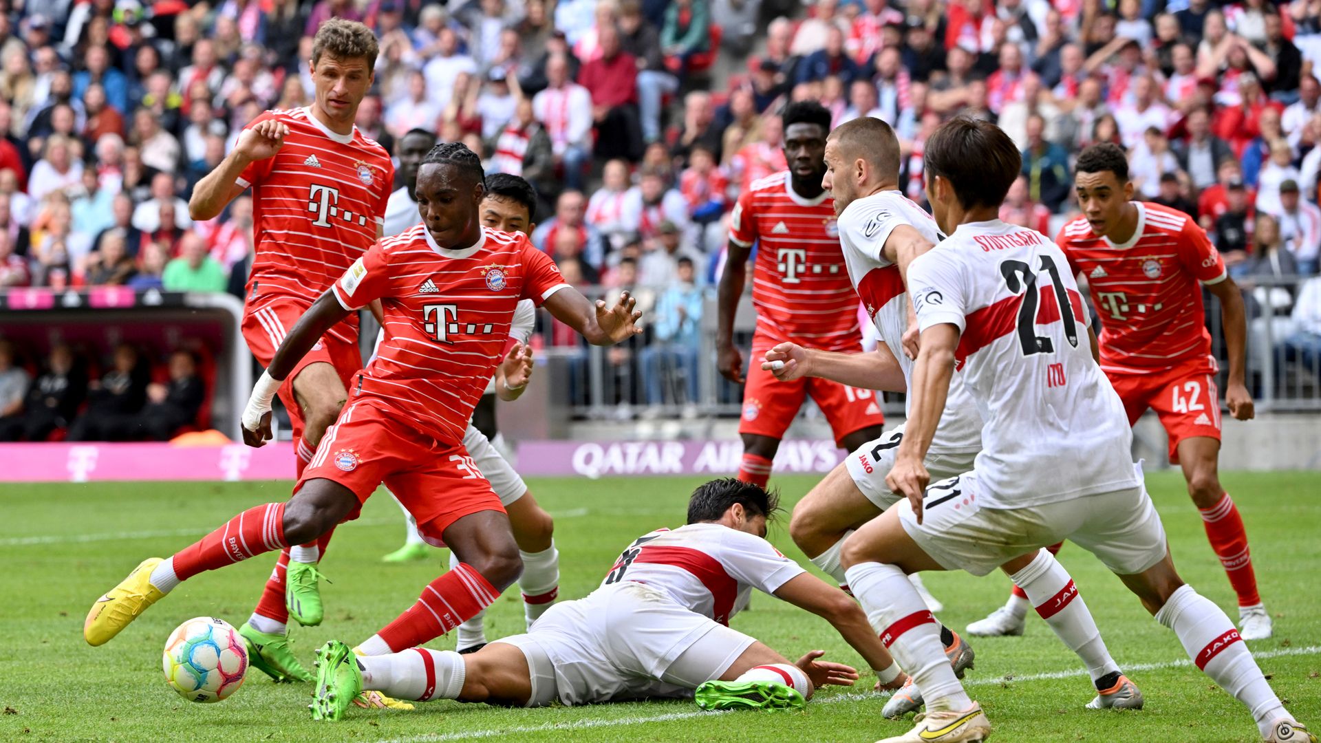 Europe: Tel becomes Bayern's youngest scorer but Stuttgart claim late draw