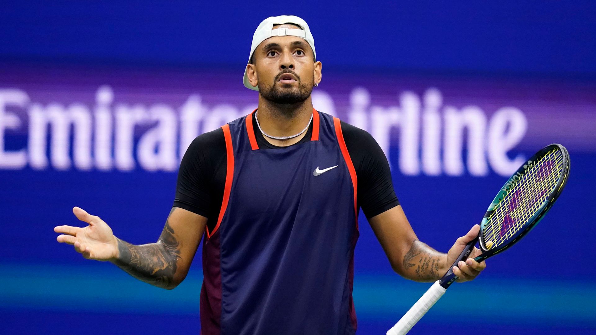 'It's devastating!' Kyrgios smashes rackets in US Open loss