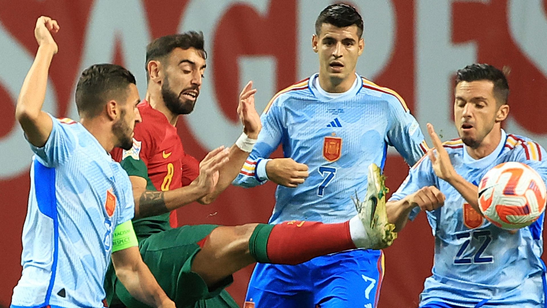 NL round-up: Morata strikes late to send Spain into finals