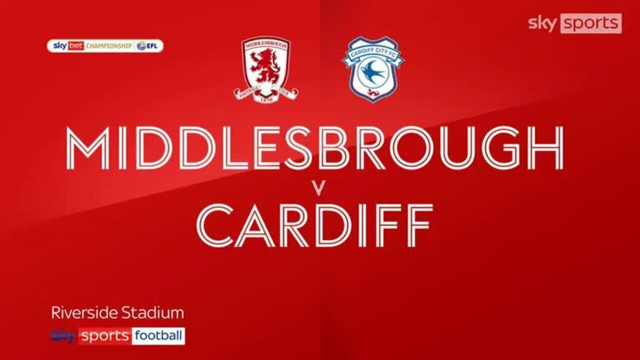 HIGHLIGHTS  MIDDLESBROUGH vs CARDIFF CITY 