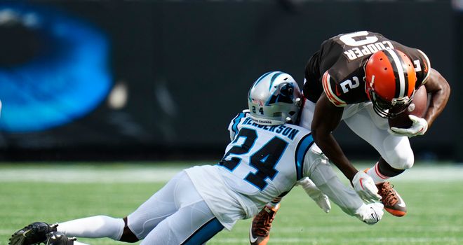 Browns edge Panthers 26-24 with late field goal