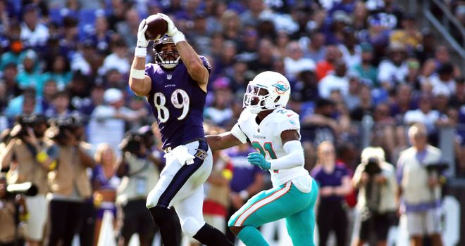 Full Highlights: The Ravens carried a 21-point lead into the fourth quarter  but fell to Miami, 42-38.