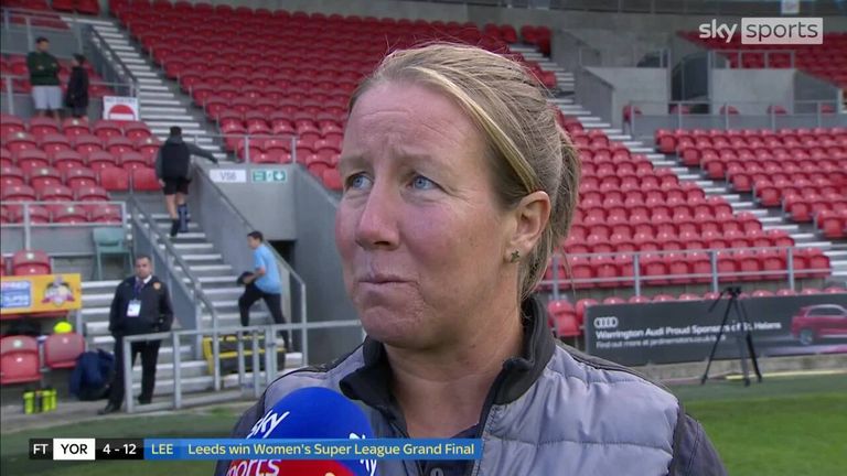 York City Knights head coach Lindsay Anfield says that her side will 'come back hungry' next year