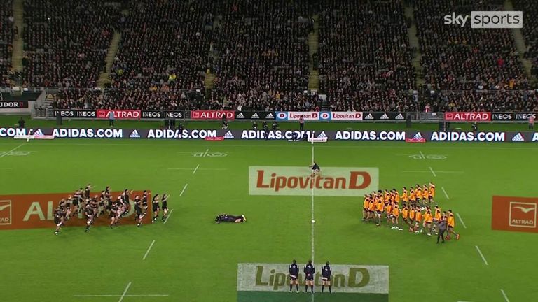 Australia advanced on the Haka ahead of their Rugby Championship encounter with New Zealand