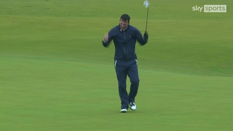The best of the action from a very wet and windy day two of the Alfred Dunhill Links Championship held at St Andrews in Scotland.