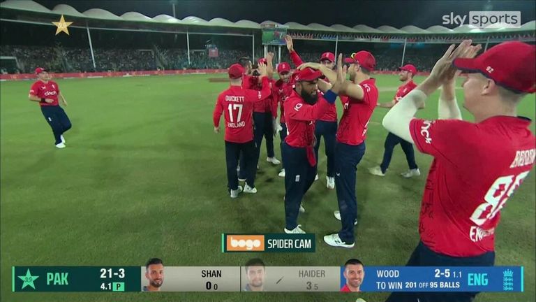 Both Reece Topley and Mark Wood lead England's fight back after taking two wickets in just two balls