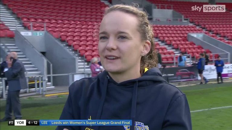 Leeds Rhinos head coach Lois Forsell was proud of her players after they clinched Grand Final glory