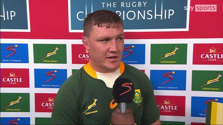 Man of the Match Jasper Wiese reacts after the game