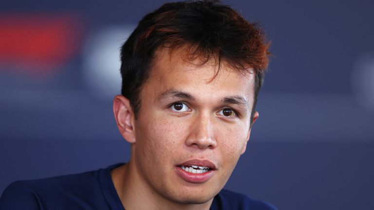 Alex Albon was released from hospital on Tuesday