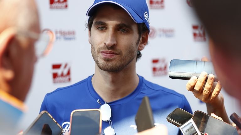 Antonio Giovinazzi has driven for Haas in practice this season