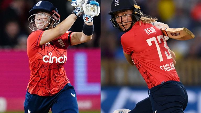     Alise Kapsija un Freija Kempa tika apbalvotas par savu labo T20 formu ar pirmajiem izsaukumiem uz ODI komandu